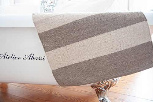 Teppich Blockstreifen 50 cm x 100 cm