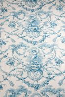 Toile de Jouy Stoff Joseph Bleu