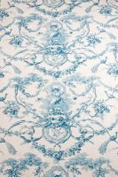 Toile de Jouy Stoff Joseph Bleu