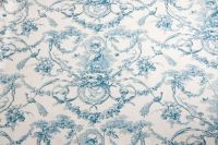 Toile de Jouy Stoff Joseph Bleu