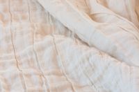 Landhausstoff Crinkle white