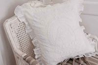 Kissenbezug Giulia blanc 55 cm x 55 cm