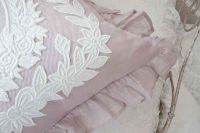 Kissenbezug Giulia mauve 55 cm x 55 cm