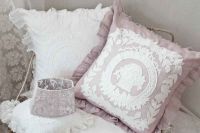 Kissenbezug Giulia mauve 55 cm x 55 cm