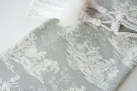 Toile de Jouy Stoff Le Havre Hellgrau