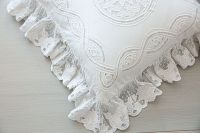 Kissenbezug Savona mit Volant 60 cm x 60 cm