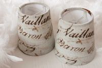 Aufstecklampenschirm Antique 2er Set