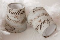 Aufstecklampenschirm Antique 2er Set