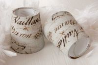 Aufstecklampenschirm Antique 2er Set