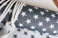 Shabby Chic Jaquard-Stoff Stars