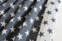 Shabby Chic Jaquard-Stoff Stars