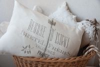 Jeanne d´Arc Leinen-Kissenbezug Bretel new 50 cm x 70 cm