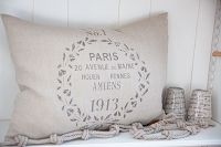 Leinen-Kissenbezug France 50 cm x 70 cm