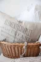 Leinen-Kissenbezug Aliment 50 cm x 70 cm