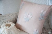 Kissenbezug Puder 45 cm x 45 cm