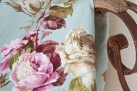 Rosenstoff Camilla bleu 280 cm x 180 cm