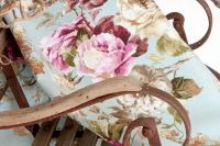 Rosenstoff Camilla bleu 280 cm x 180 cm