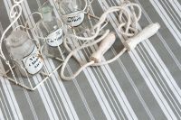 Streifenstoff Toile à matelas