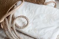 Uni Jacquard Stoff Glory