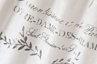 Shabby Chic Gardine Paris Blanc 110 cm x 240 cm