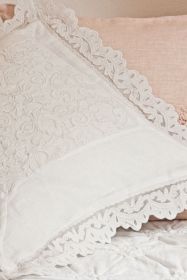 Leinen- Kissen Bezug Boudoir 60 cm x 60 cm