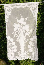 Scheibengardine romantisch 50 cm x 80 cm