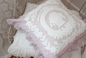 Kissenbezug Giulia mauve 55 cm x 55 cm