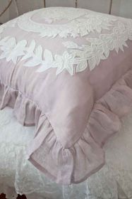 Kissenbezug Giulia mauve 55 cm x 55 cm