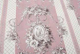 Streifenstoff Giovanni rosa