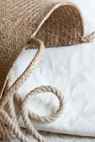 Uni Jacquard Stoff Glory 280 cm x 220 cm