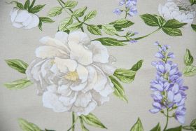 Landhausstoff Peony green