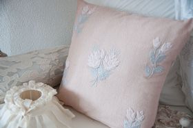 Kissenbezug Puder 45 cm x 45 cm