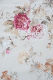 Rosenstoff Voile ivory 220cm x 140cm