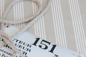 Streifenstoff Vienna Gris