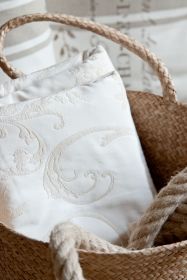 Uni Jacquard Stoff Glory