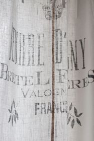 Jeanne dArc Living Leinen-Gardine Bretel weiß 140 cm x 250 cm